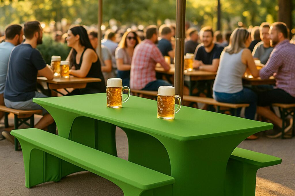 Bierzeltgarnitur-Hussen